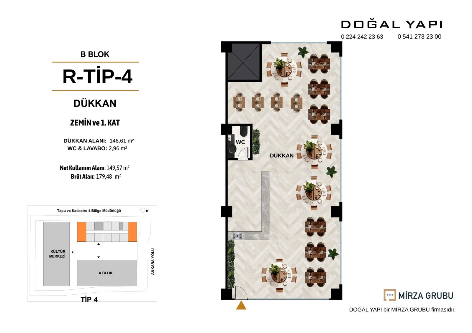 Duaçınarı B Blok ticari birim 4