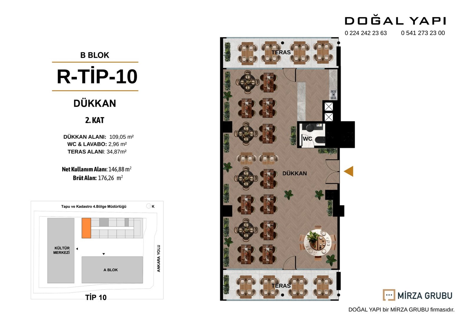Duaçınarı B Blok ticari birim 10
